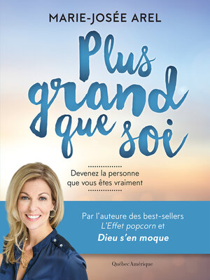 cover image of Plus grand que soi